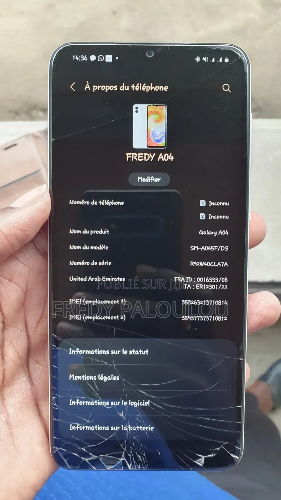 Samsung Galaxy A04 64 GB Blanc