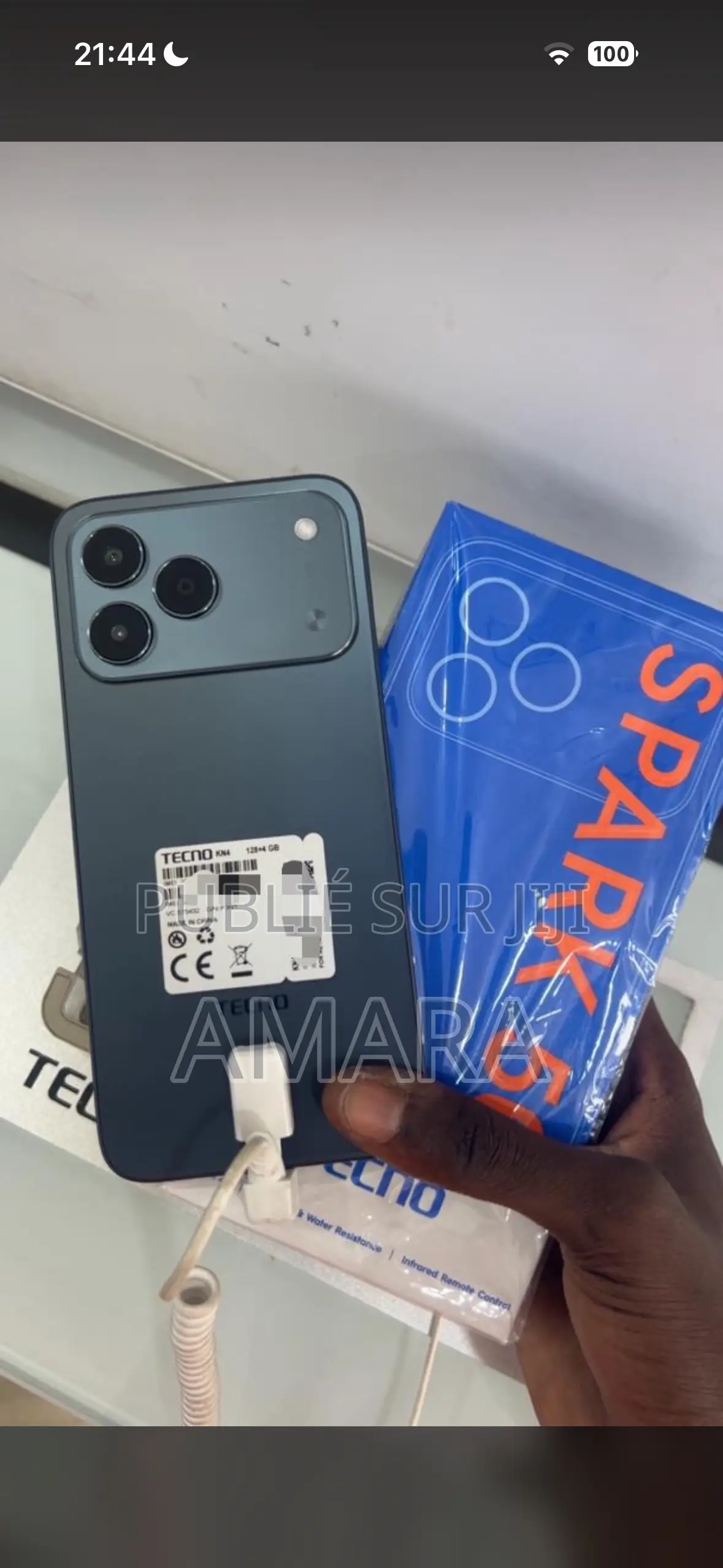 Nouveau Tecno Spark 50 128 GB Bleu
