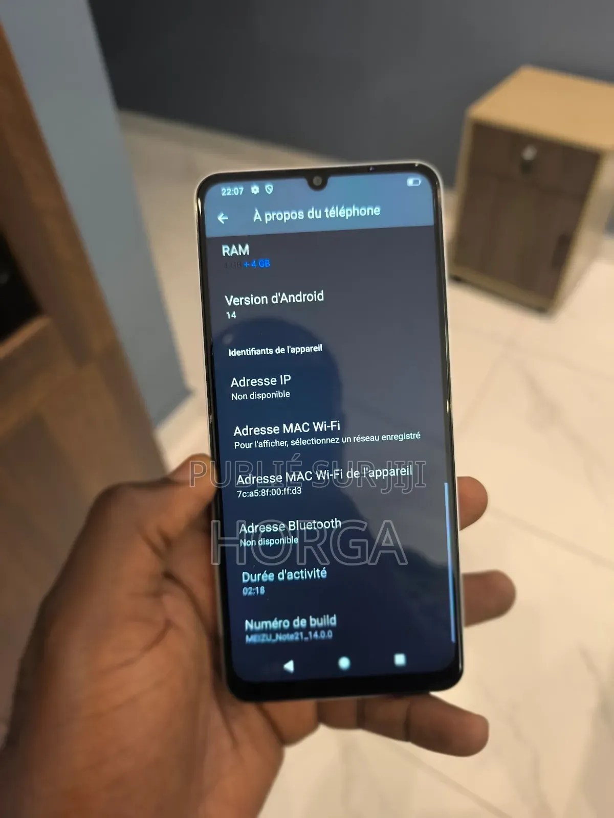 Nouveau Meizu Note 21 256 GB Blanc