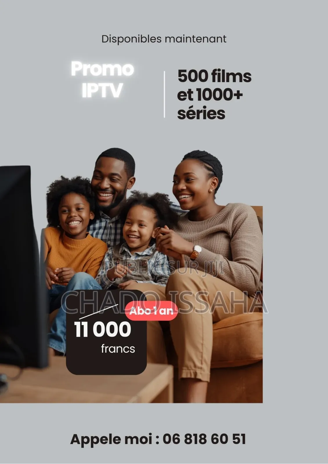 Abonnement Iptv Promo 6 Mois 6000f