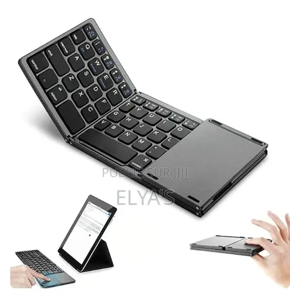 Clavier Bluetooth Pliable Azerty Avec Touchpad