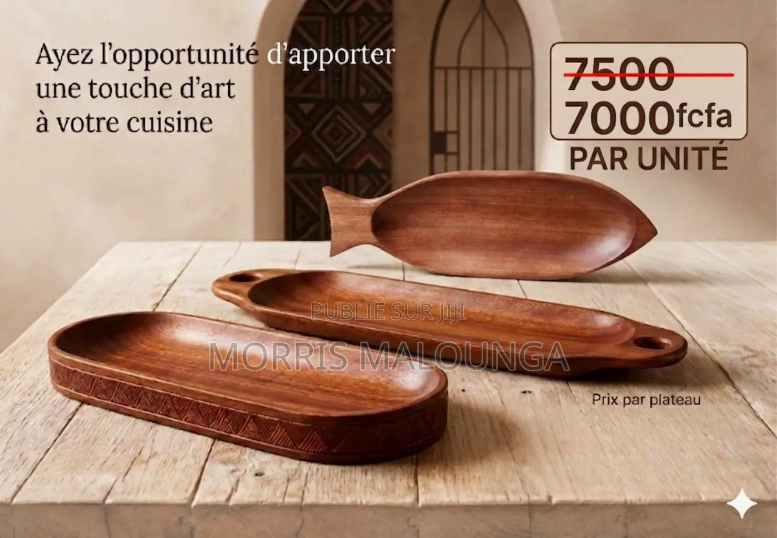 Assiette en Bois