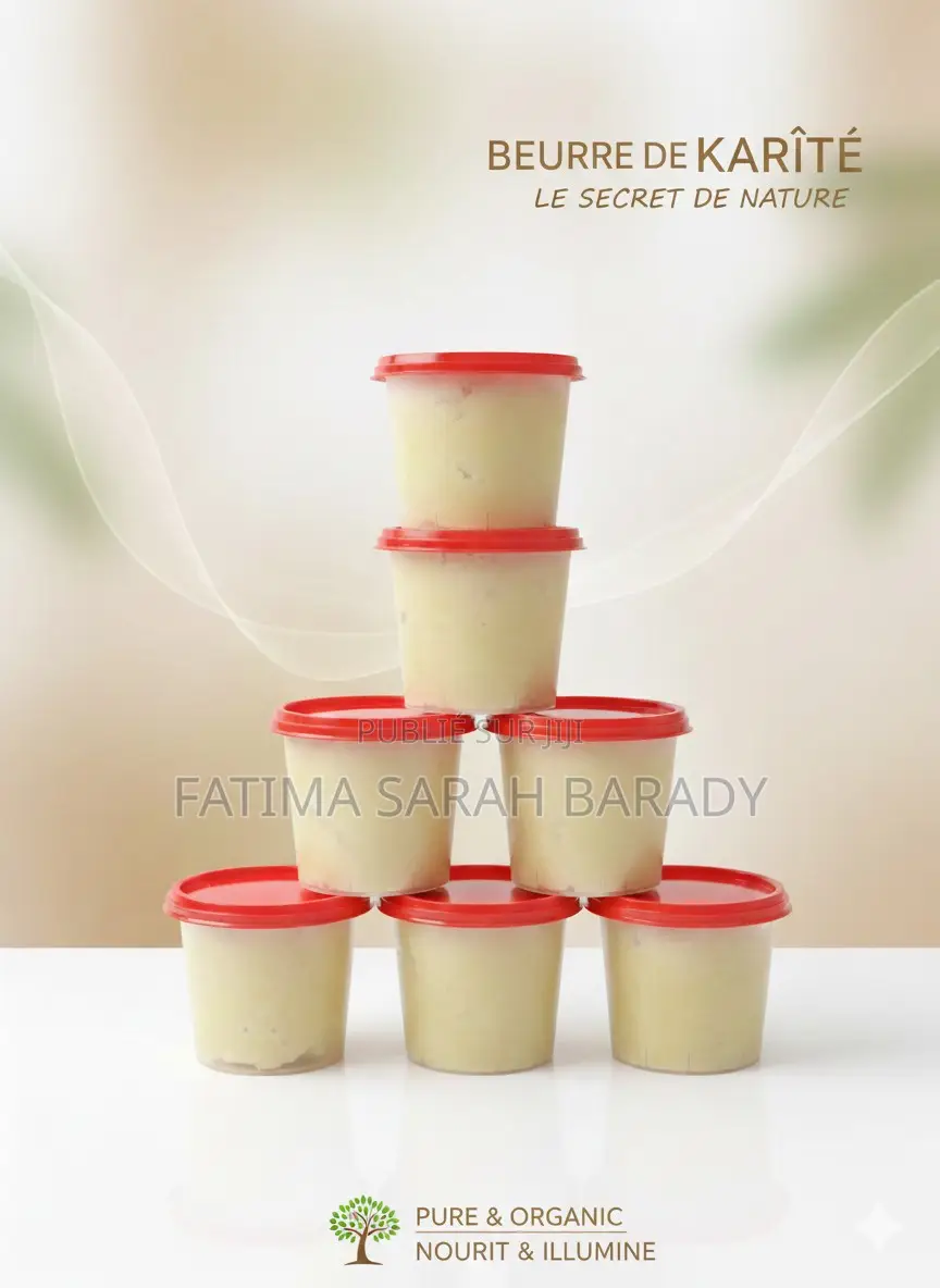 Beurre De Karité Pure Et 100% Naturel