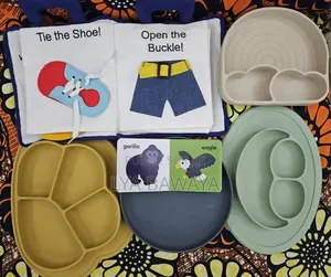 Lot Éveil Repas Bébé - Style Montessori Silicone