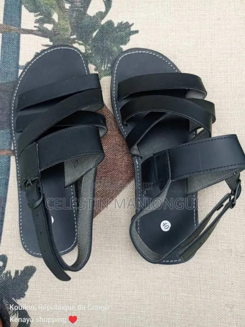 Sandale Homme en Cuire A