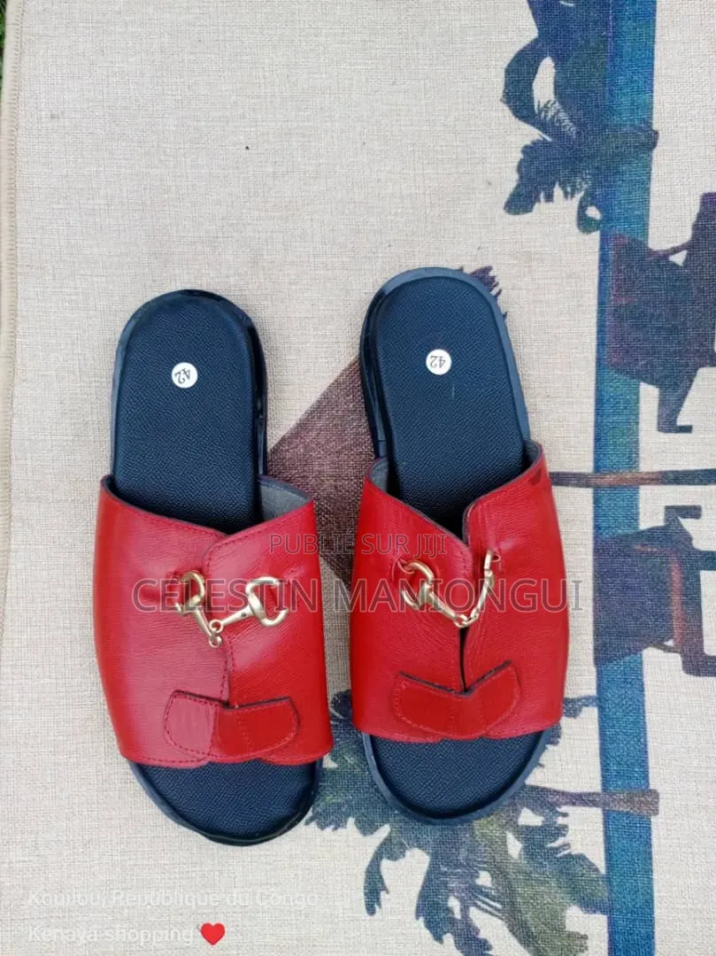 Sandale Homme en Cuire A