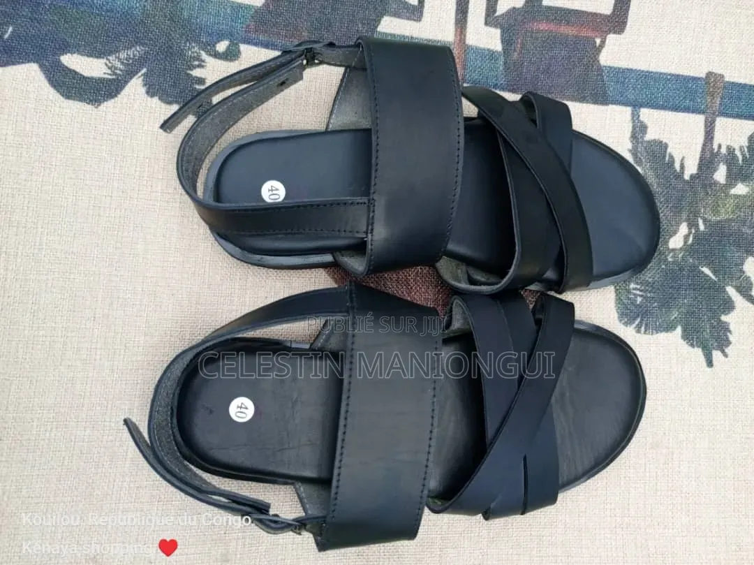 Sandale Homme en Cuire A