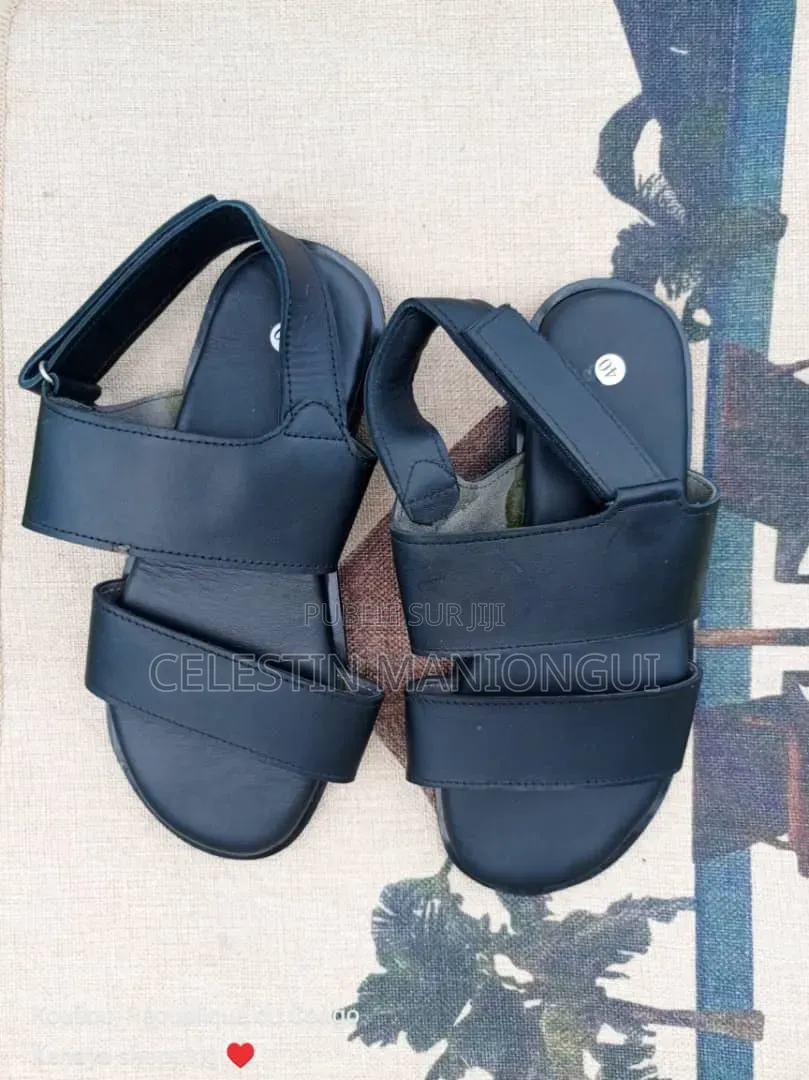 Sandale Homme en Cuire A