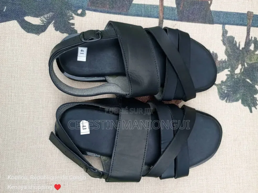 Sandale Homme en Cuire A
