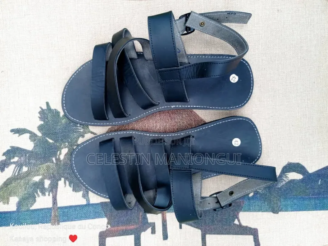 Sandale Homme en Cuire A