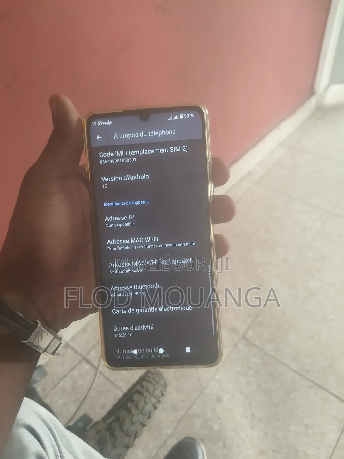 ZTE Blade A36 64 GB Noir