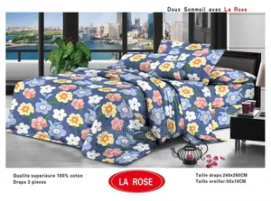 2 Draps Et 2 Taies d'Oreiller