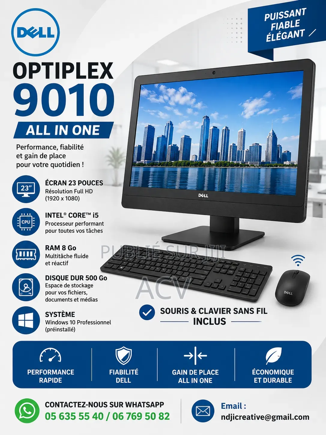 Ordinateur portable HP 240 G6 8GB Intel Core i5 SSD 512GB