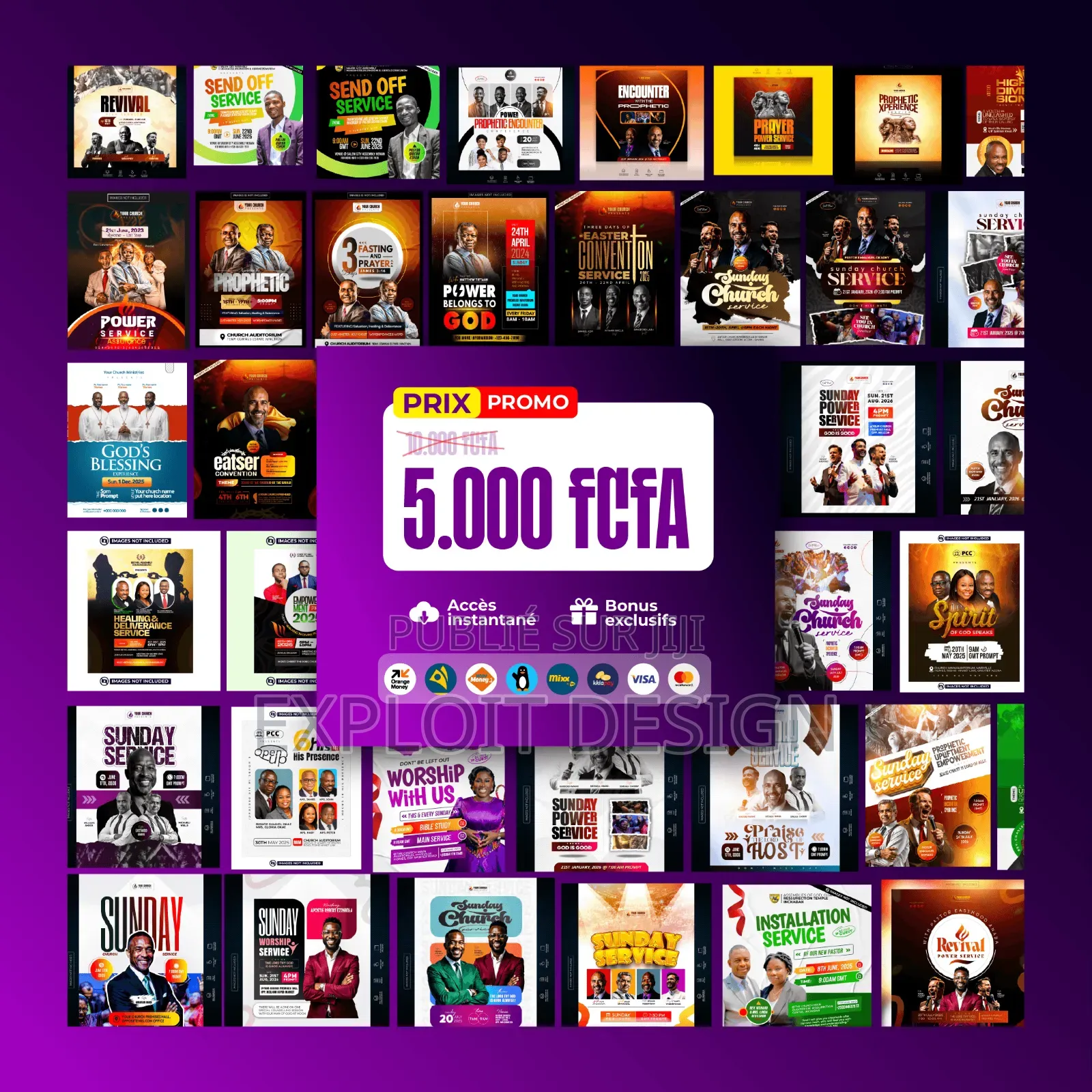 Pack De +100 Affiche Pour Église