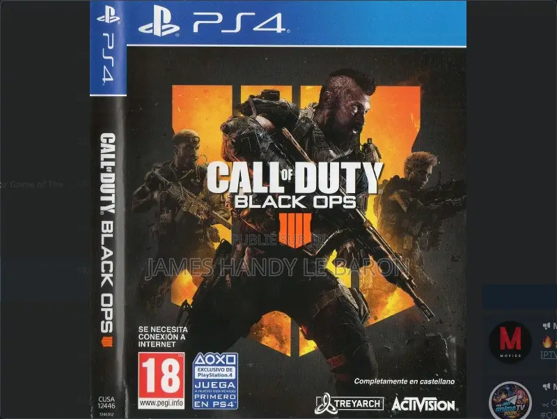Transfère Jeux Vidéos Ps4. 1 Jeux a 4000frs