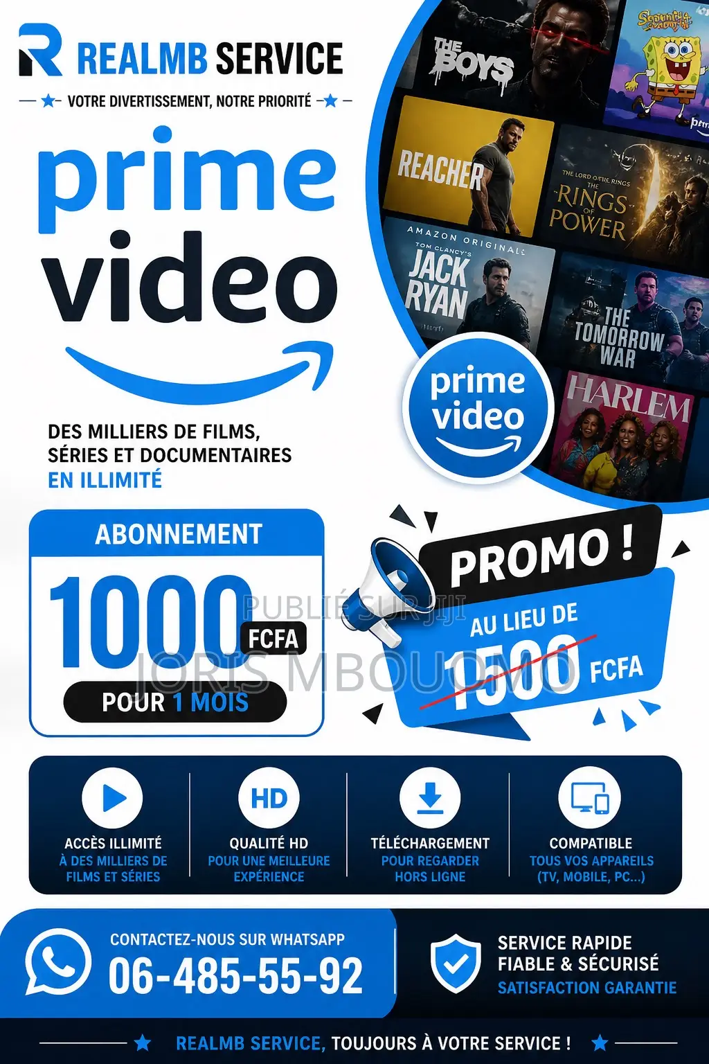 Abonnements Prime Vidéo