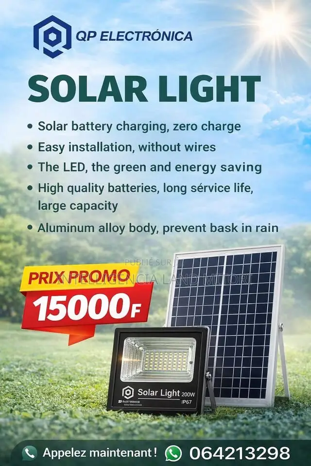 Lampe Solaire 200w
