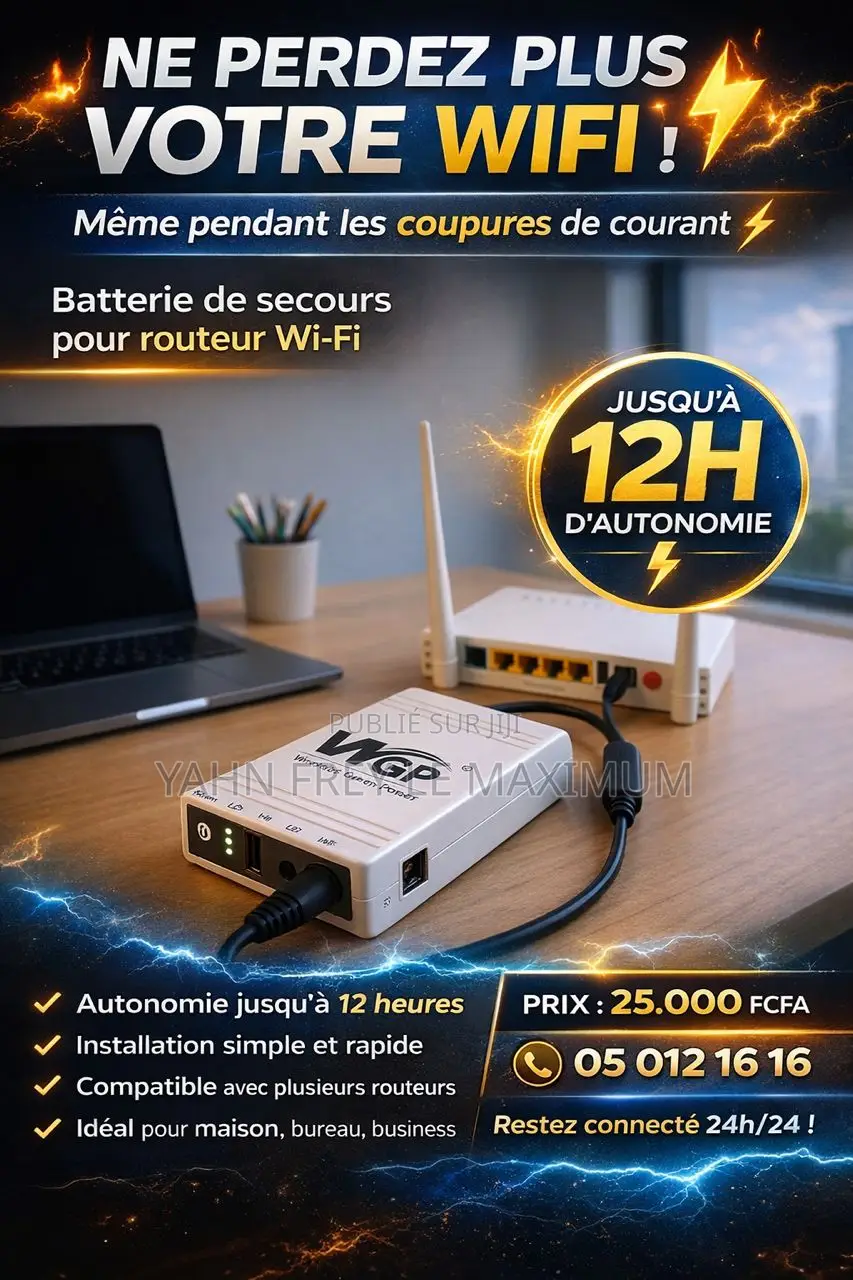 Batterie De Secours Pour Routeur Wifi