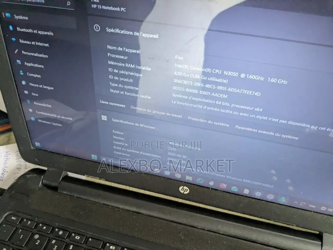 Ordinateur portable HP Stream Notebook 4GB Intel Celeron HDD+SSD 500GB