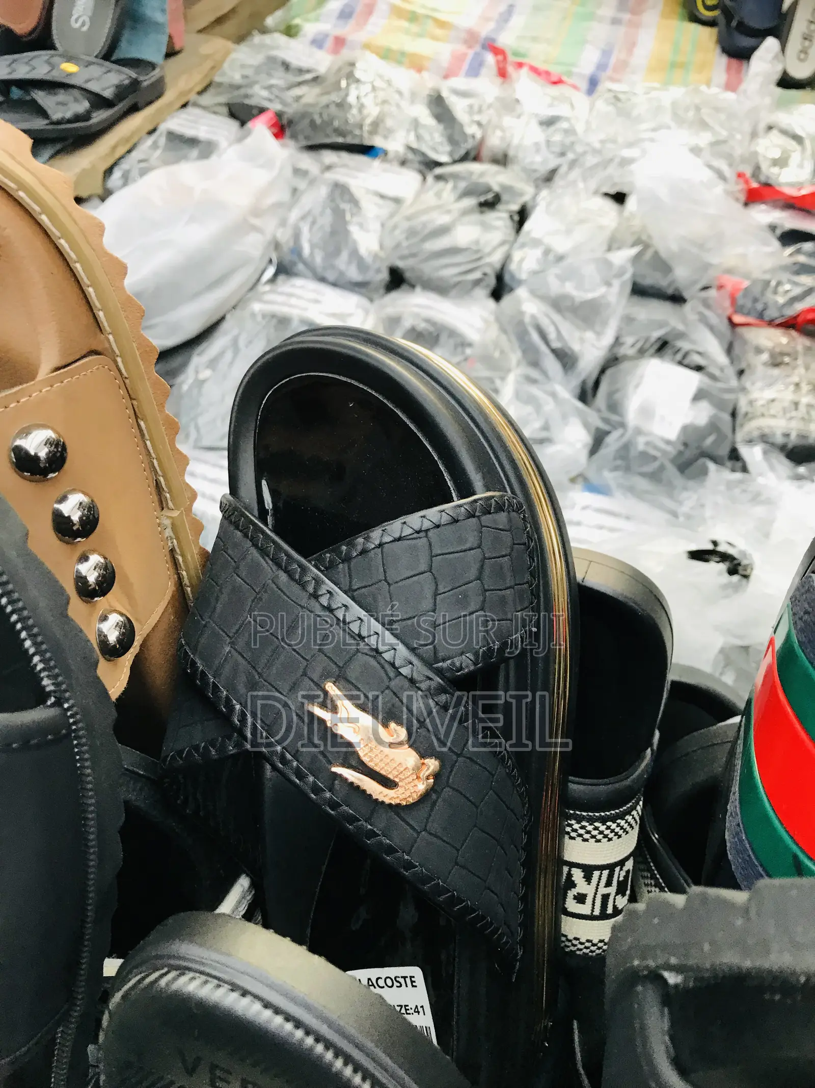 Sandales Hermès Lacoste