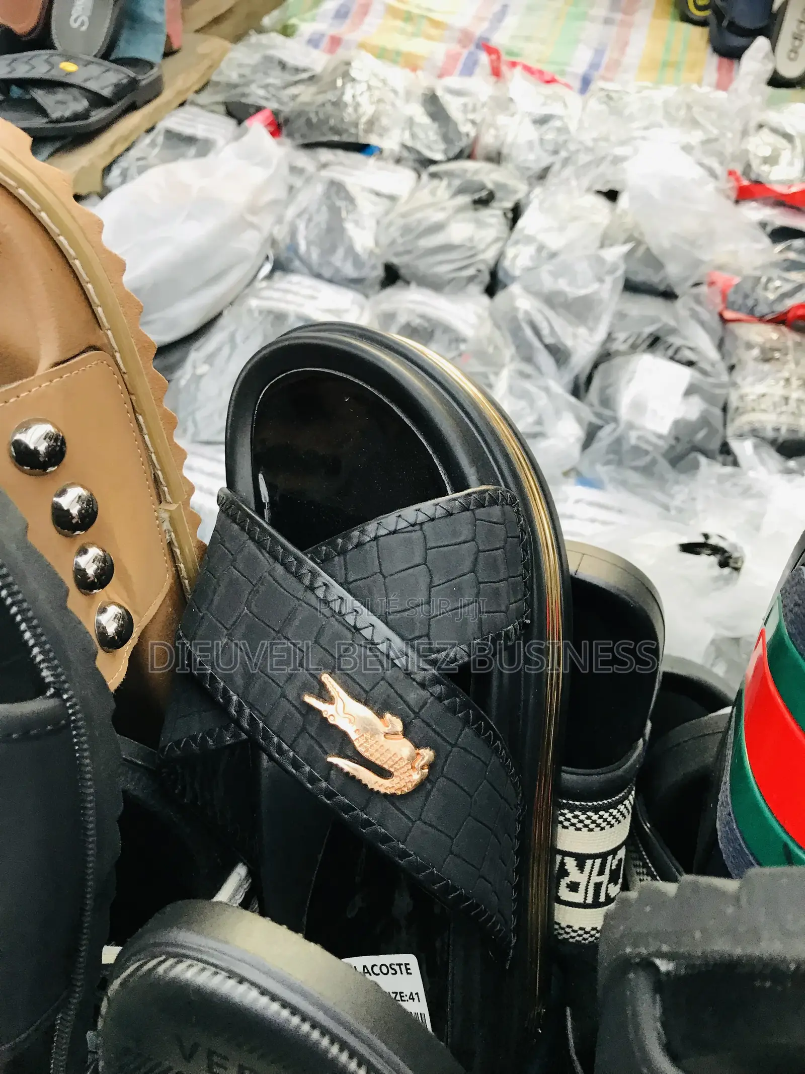 Sandales Hermès Lacoste