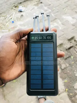Power Bank Avec Panneau Solaire