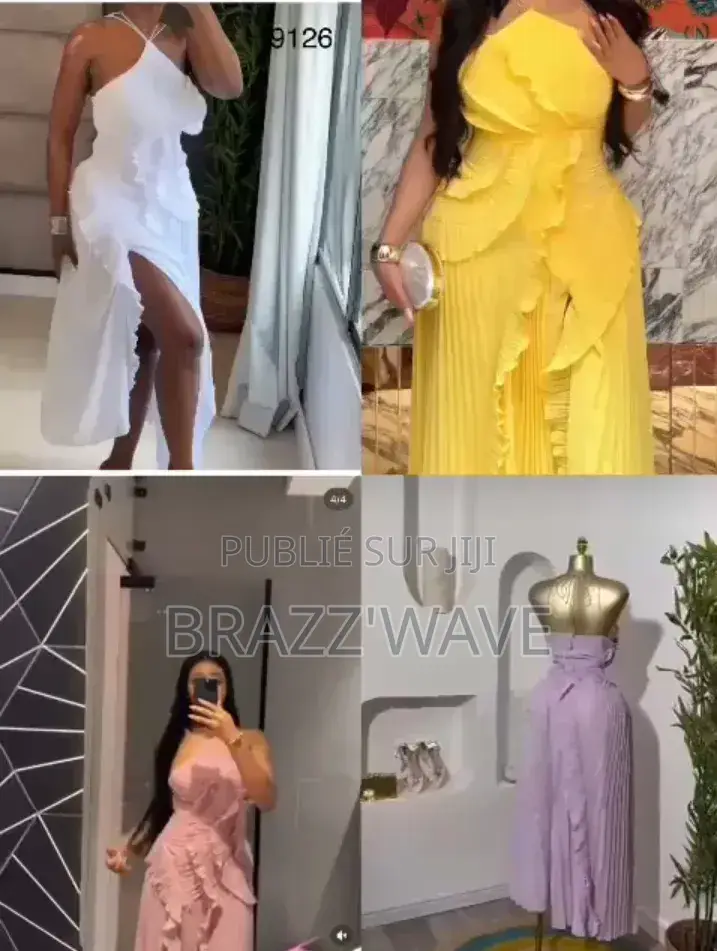Robe Longue Plissée Chic