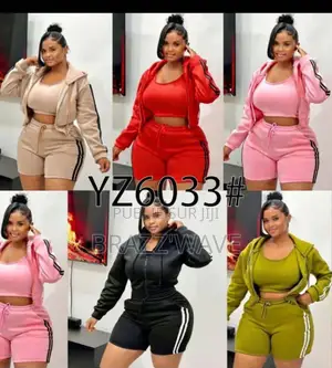 Ensemble Chill 3 Pièces (Top+Short+Veste)