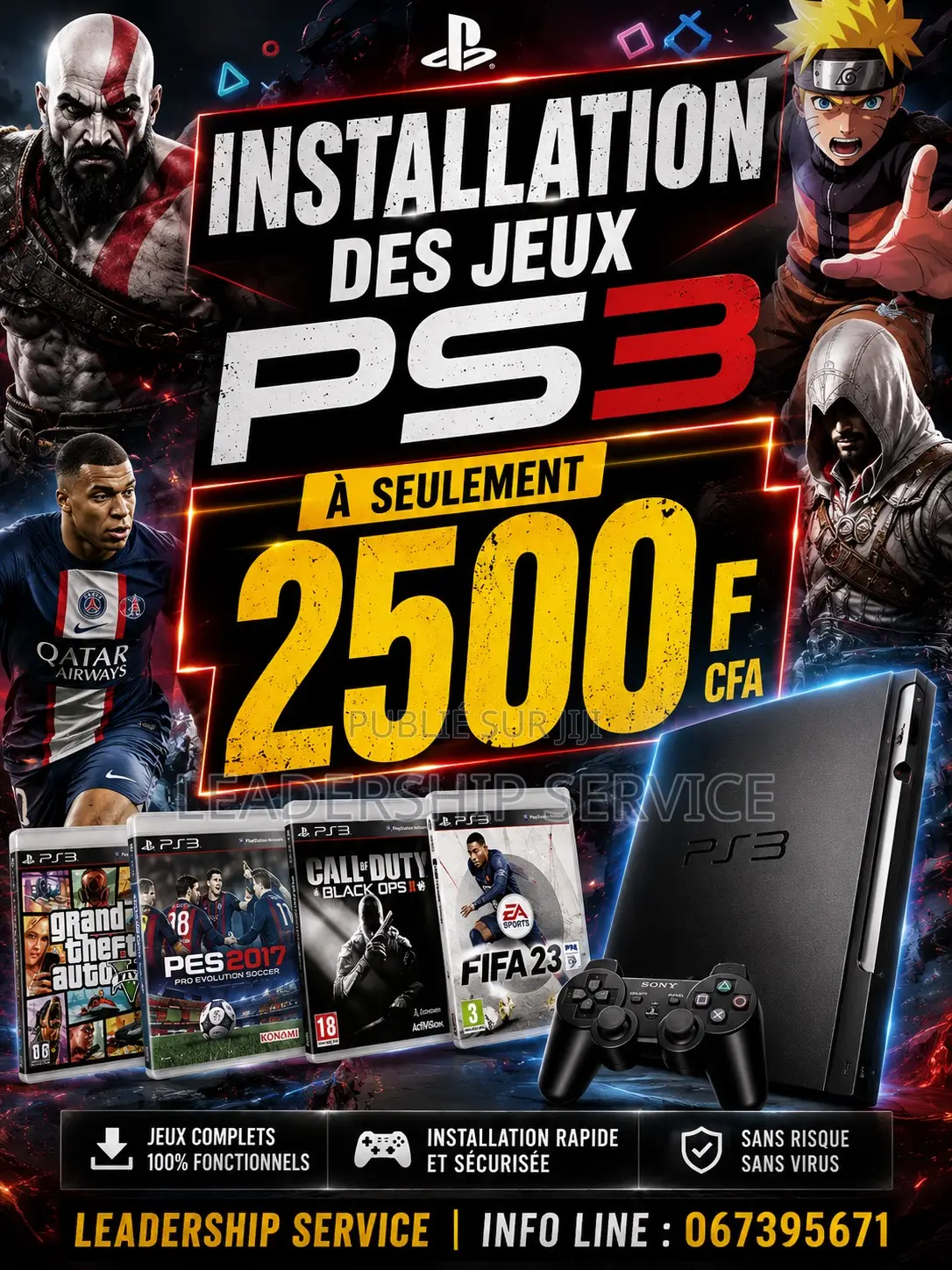 Installation Des Jeux Ps3 a 