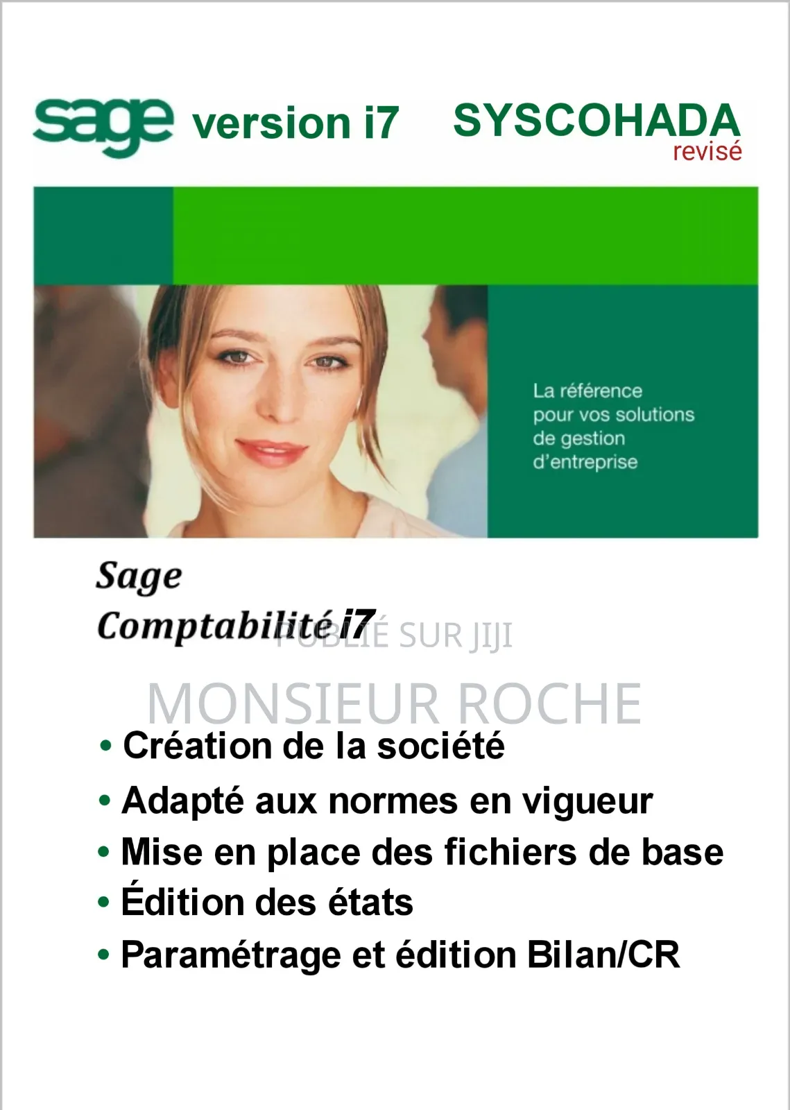 Logiciel Sage 100 Comptabilité Syscohada