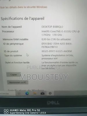 Ordinateur portable Dell Latitude 5490 8GB Intel Core i5 SSD 256GB