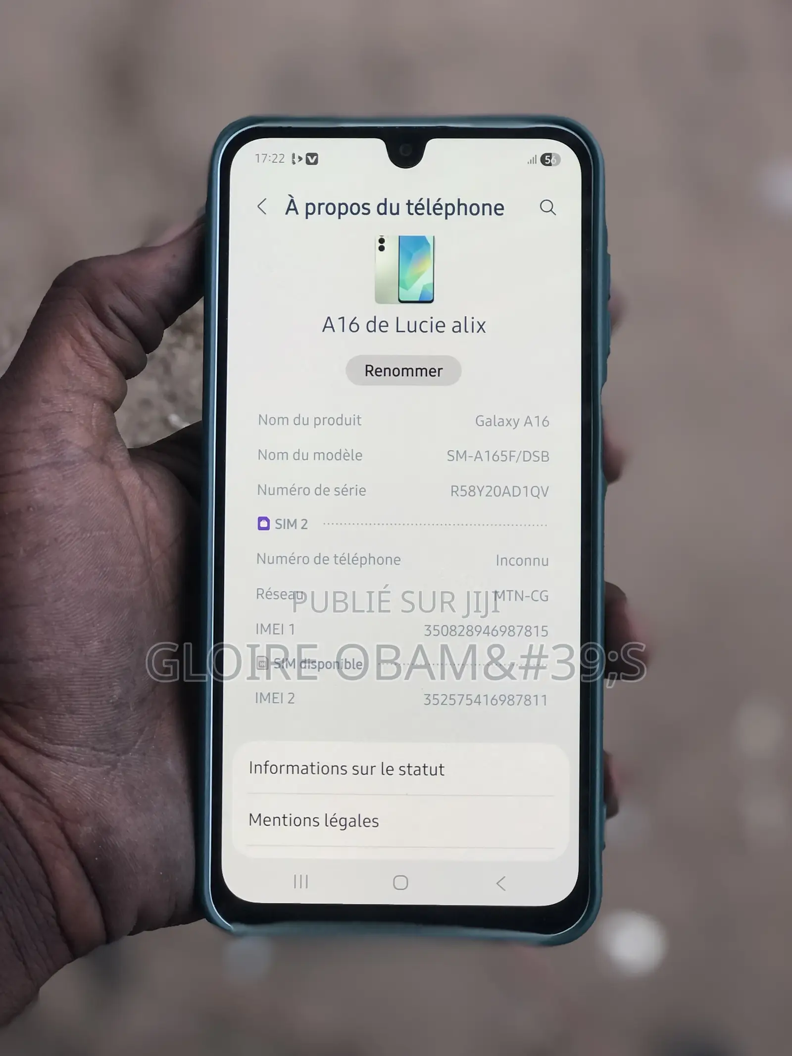 Samsung Galaxy A16 128 GB Blanc