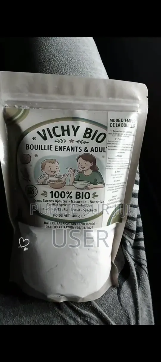 Bouillie Fait a Base Du Riz Spaghetti Biscuits