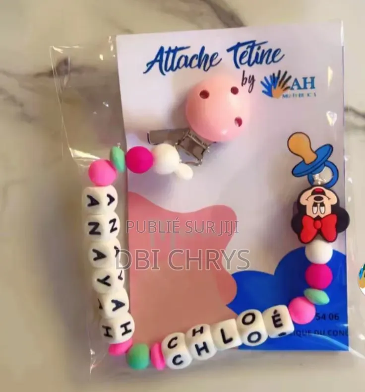 Attache Tétine en Silicone