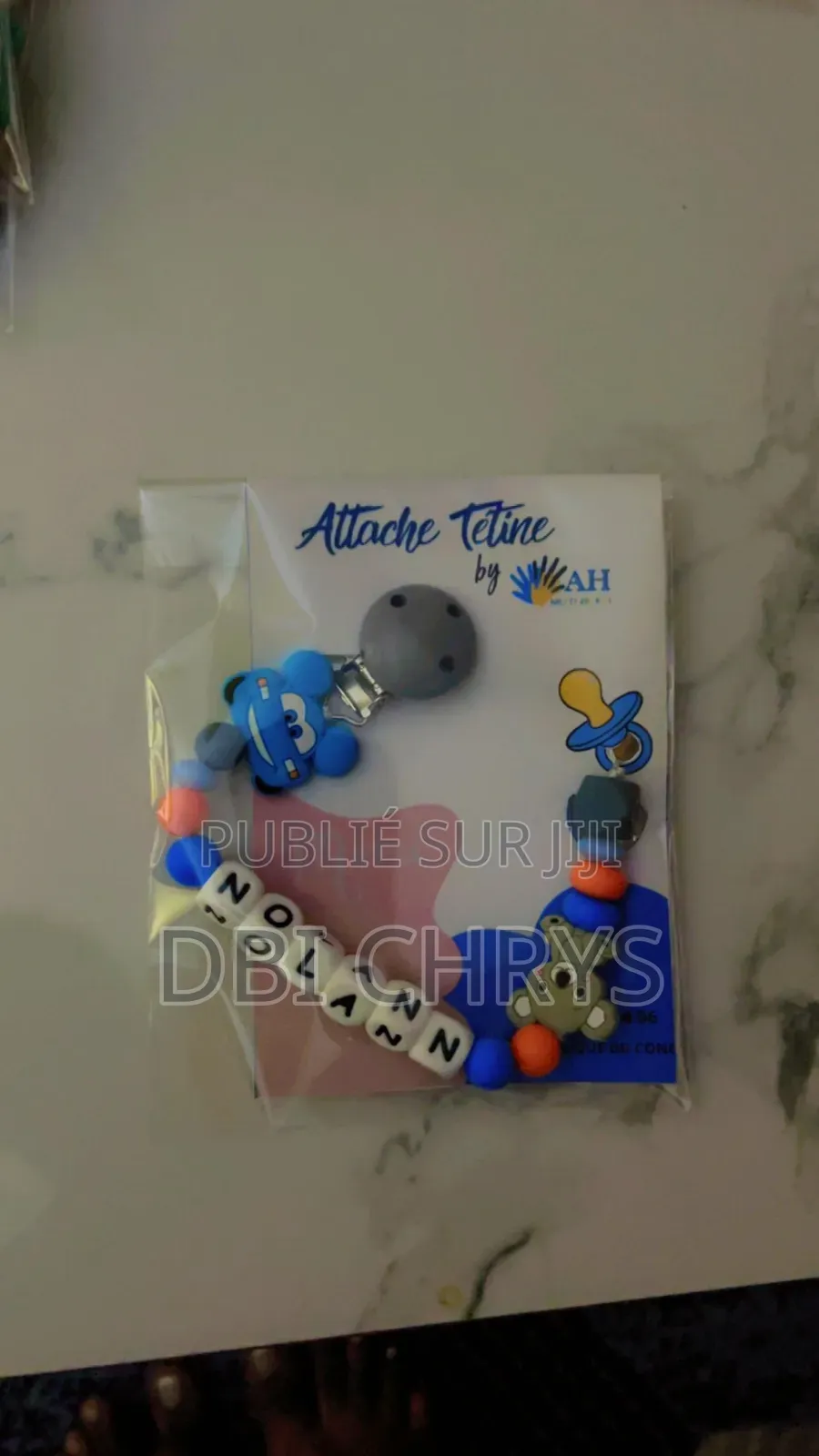 Attache Tétine en Silicone