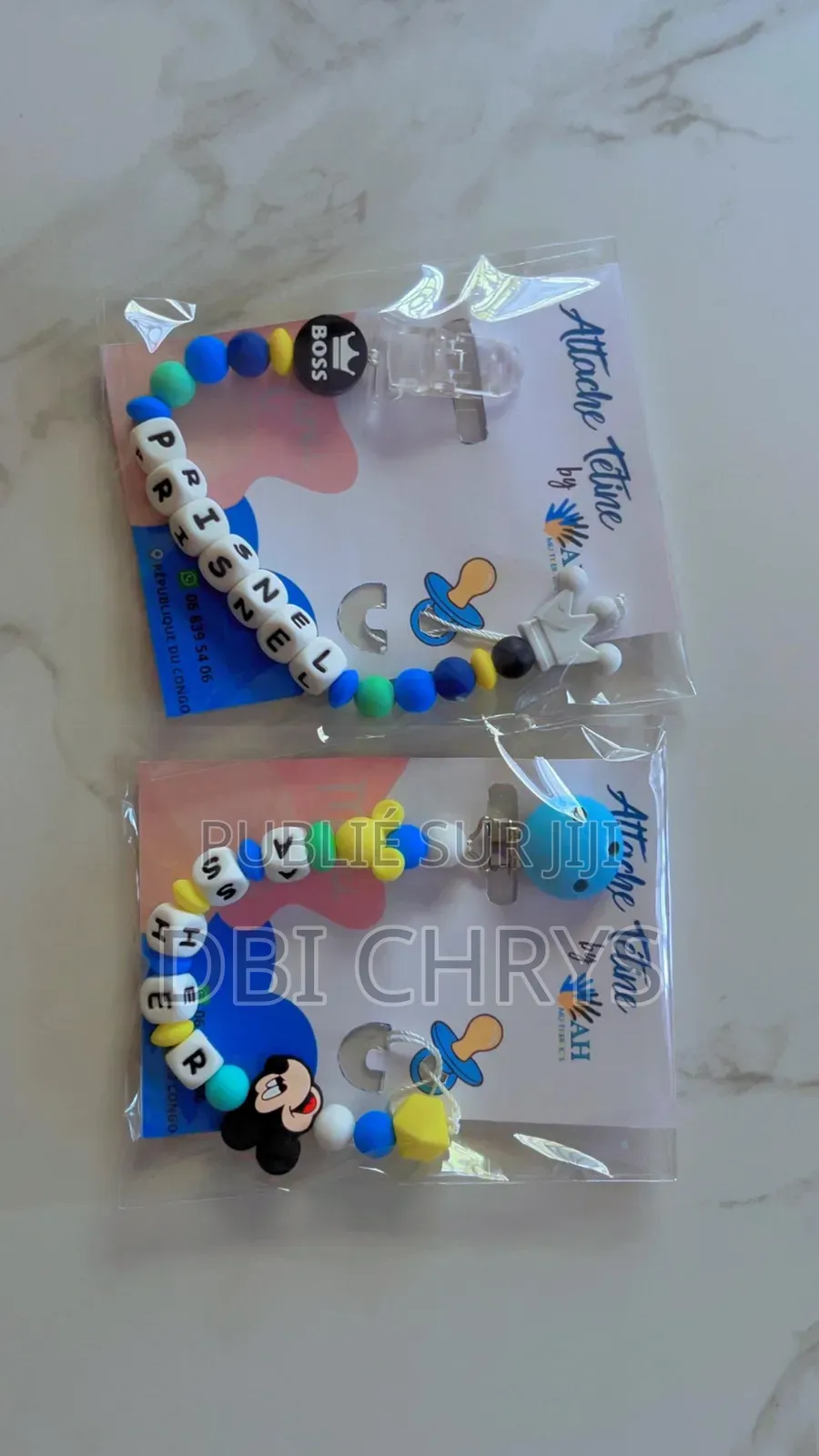 Attache Tétine en Silicone