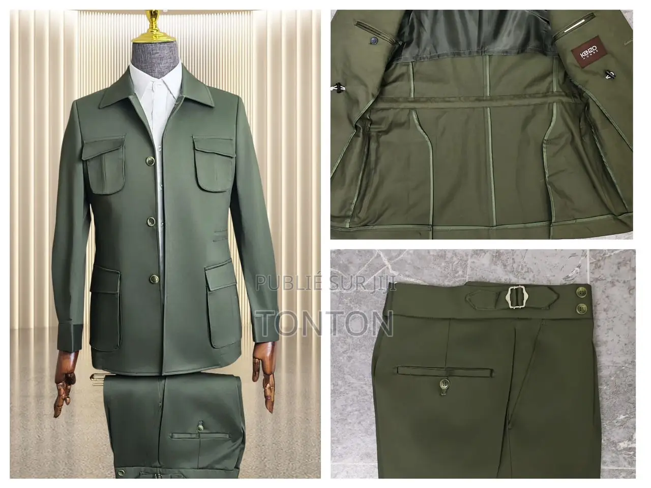 Costume Safari 4 Poches