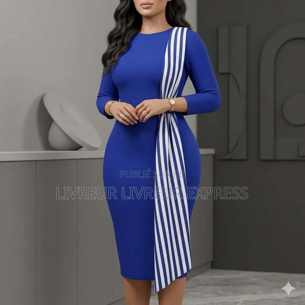 Robe Bleu Pour Femme