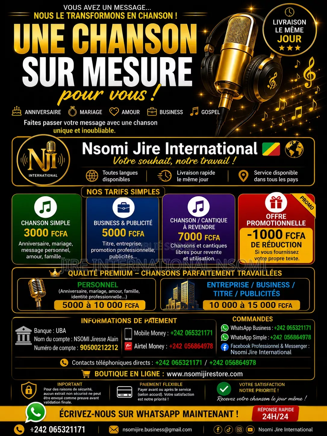 Musiques Personnalisées, Histoires Et Scénarios