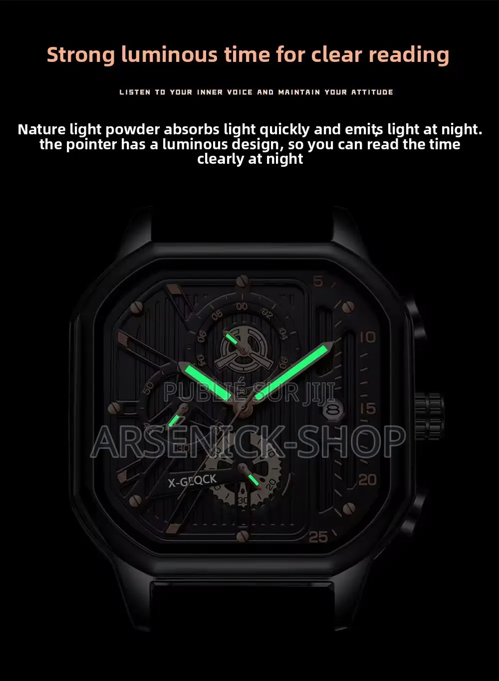 Montre X-Geck Édition Premium Élégance À Votre Poignet