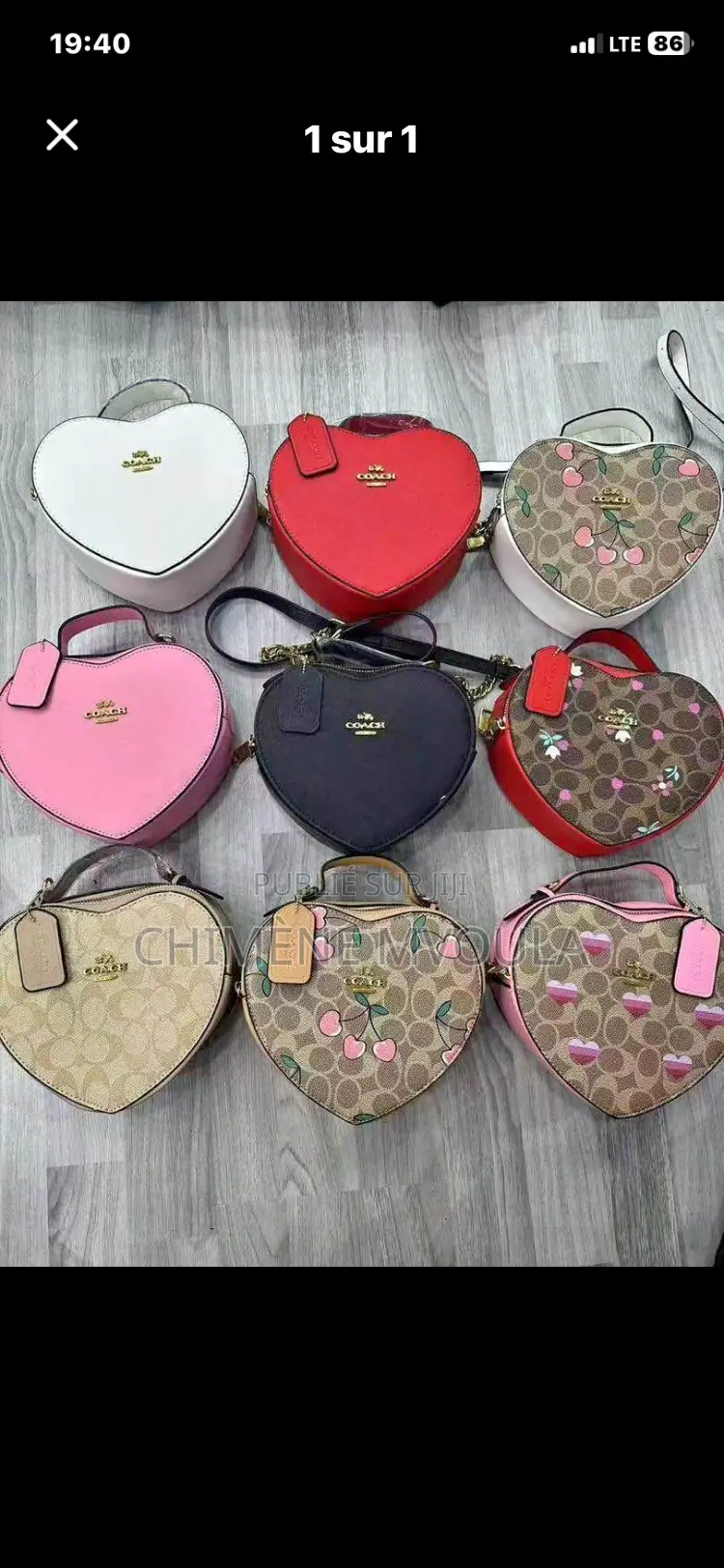 Sac en Forme De Cœur