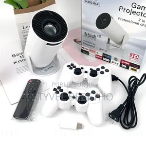 Mini Vidéoprojecteur Android M300 Max 2-en-1 Avec Jeux Et Wifi