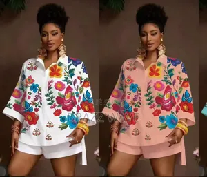 Ensemble Short Fleuri Chic