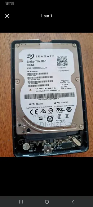 Disque Dur Externe 500gb À Vendre.