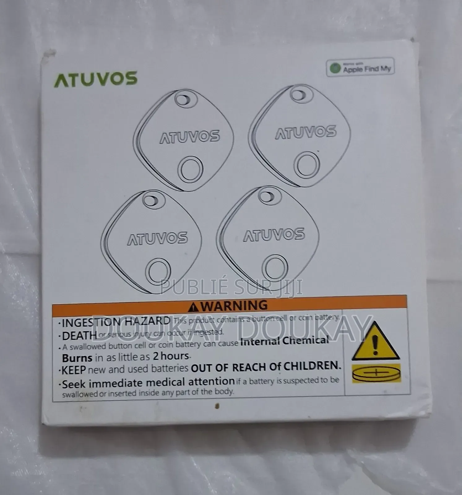 Atuvos Bluetooth Tracker 4-Pack
