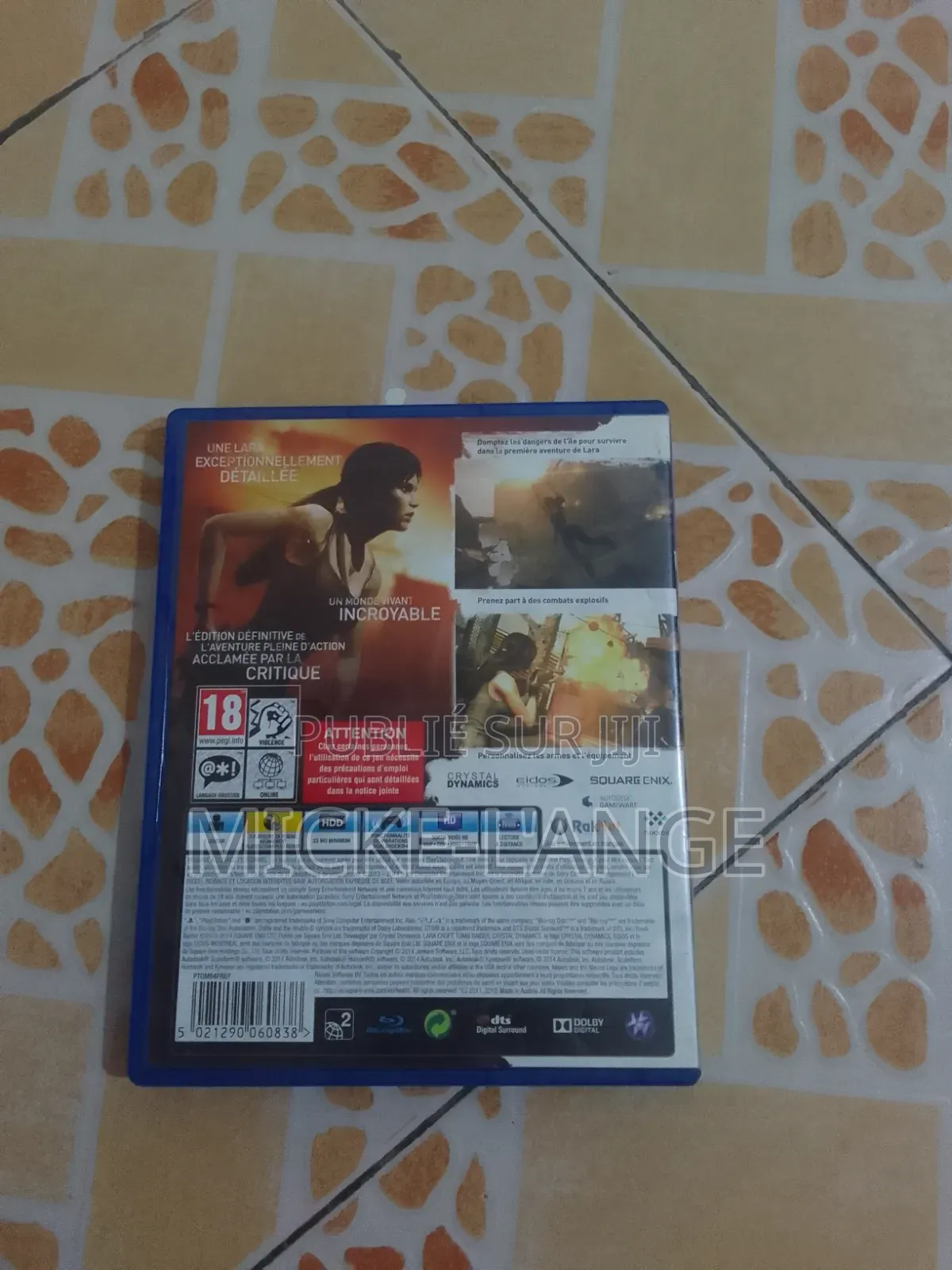 Jeu Ps4 Tomb Raider - Excellent État