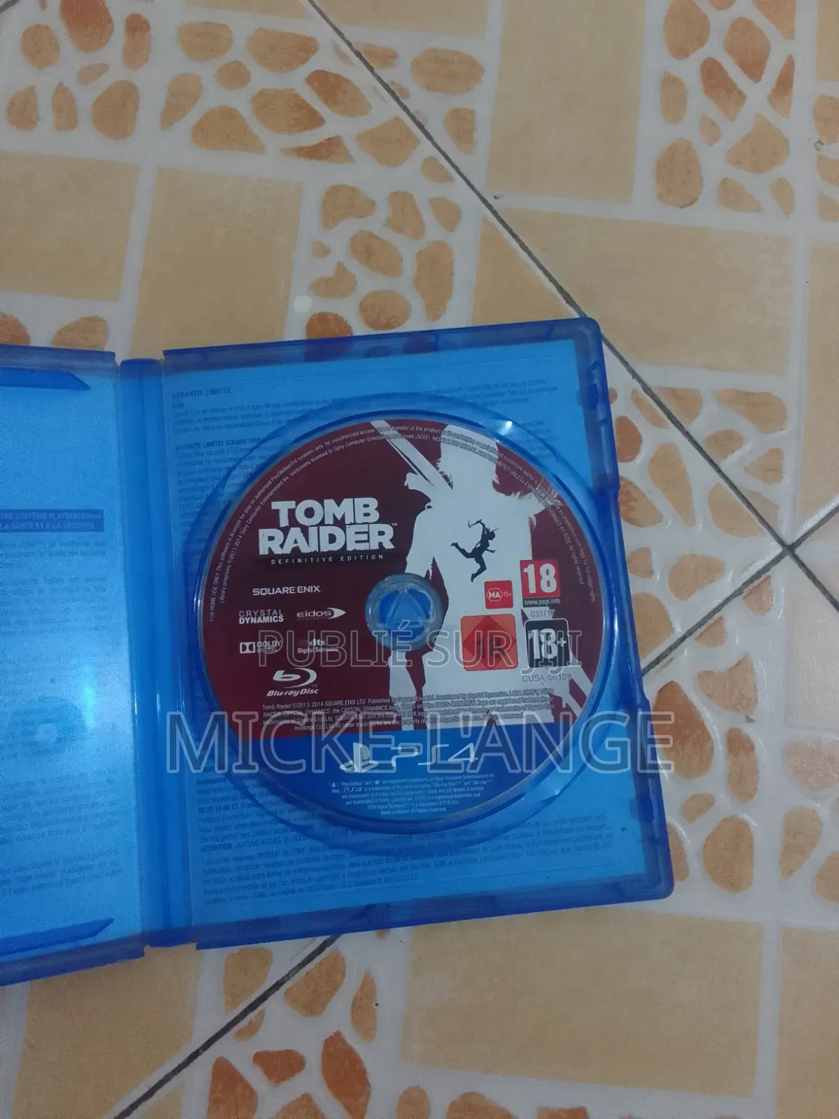 Jeu Ps4 Tomb Raider - Excellent État