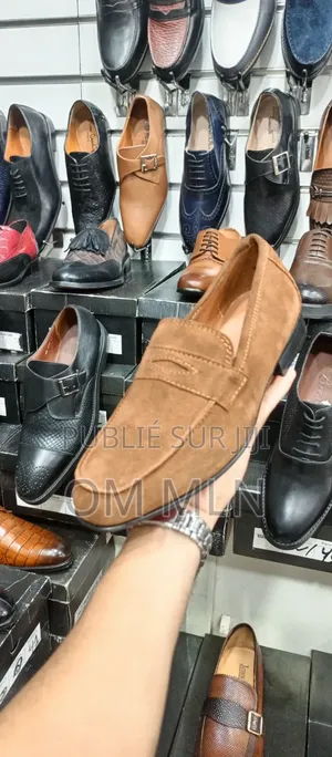 Mocassin en Cuir Véritable