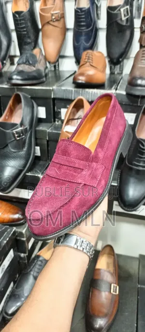 Mocassin en Cuir Véritable