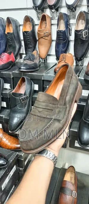 Mocassin en Cuir Véritable